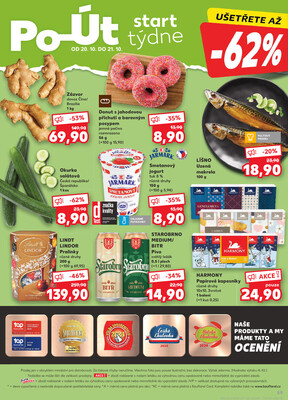 Kaufland 15.10. - 21.10. - Kaufland - Prachatice
