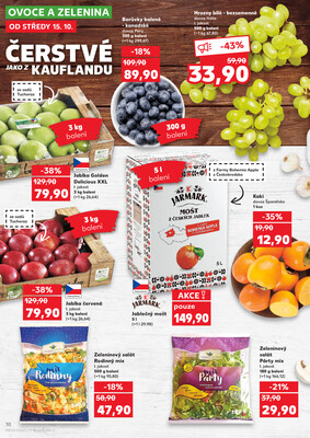 Kaufland 15.10. - 21.10. - Kaufland - Teplice (Čs. Dobrovolců)