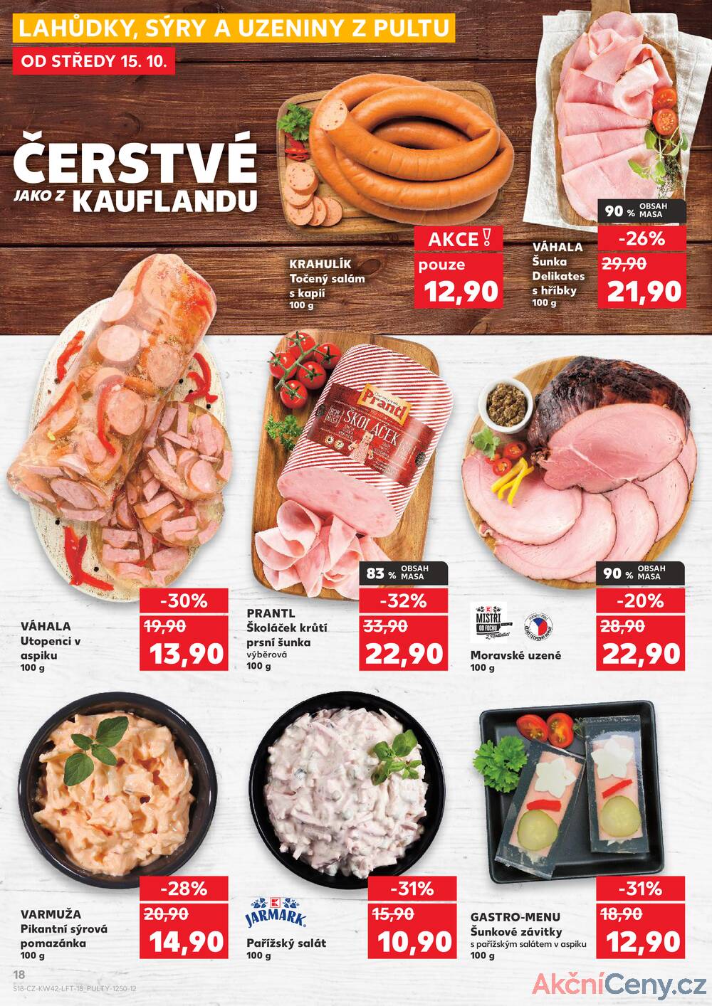 Leták Kaufland - Kaufland 15.10. - 21.10. - Kaufland - Teplice - strana 18
