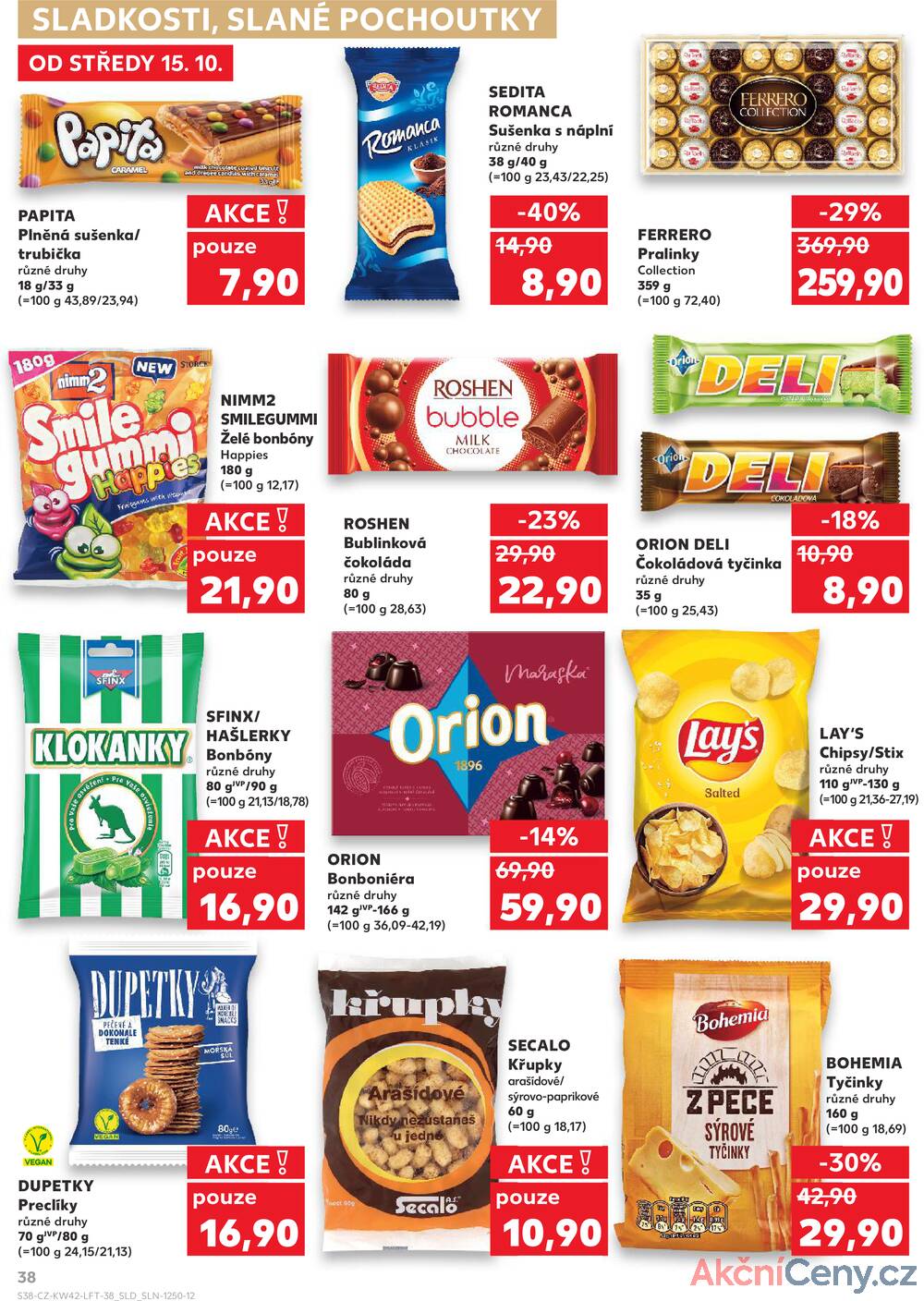 Leták Kaufland - Kaufland 15.10. - 21.10. - Kaufland - Hradec Králové - strana 38