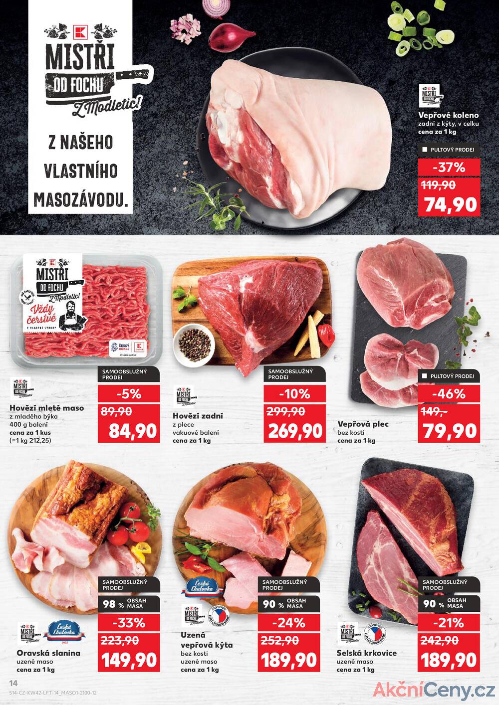 Leták Kaufland - Kaufland 15.10. - 21.10. - Kaufland - Liberec (Dr. M. Horákové) - strana 14