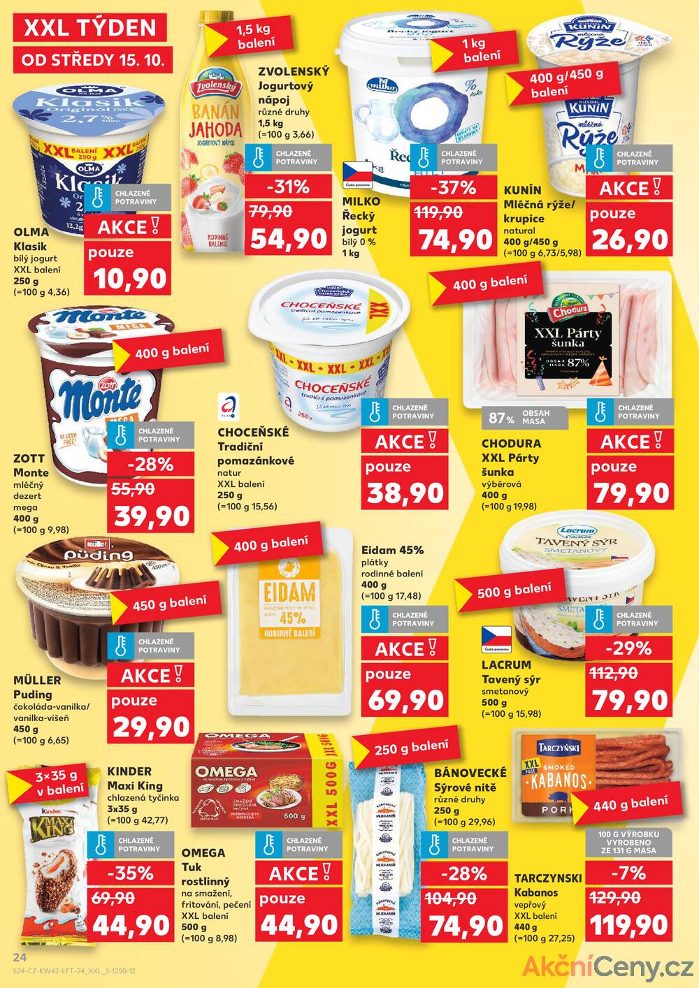 Leták Kaufland - Kaufland 15.10. - 21.10. - Kaufland - Liberec (Dr. M. Horákové) - strana 24