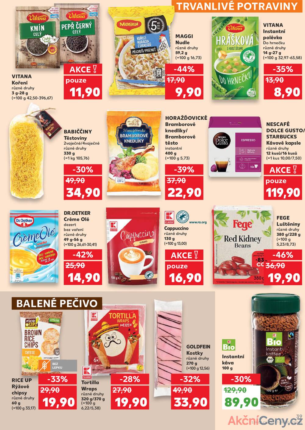 Leták Kaufland - Kaufland 15.10. - 21.10. - Kaufland - Liberec (Dr. M. Horákové) - strana 39