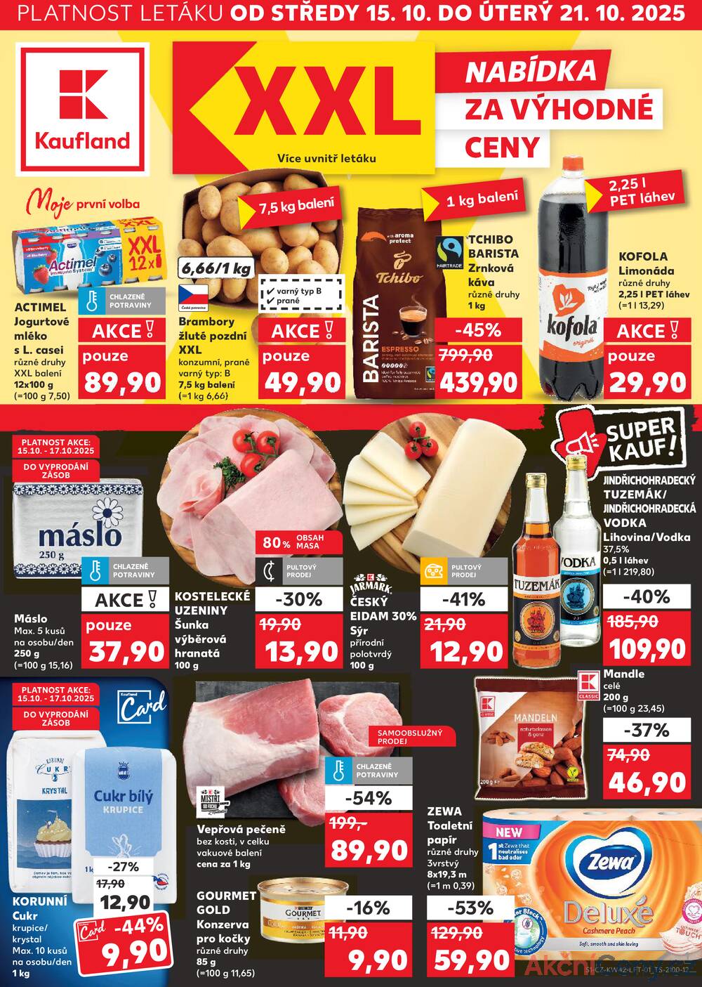 Leták Kaufland - Kaufland 15.10. - 21.10. - Kaufland - Ostrava - Poruba - strana 1