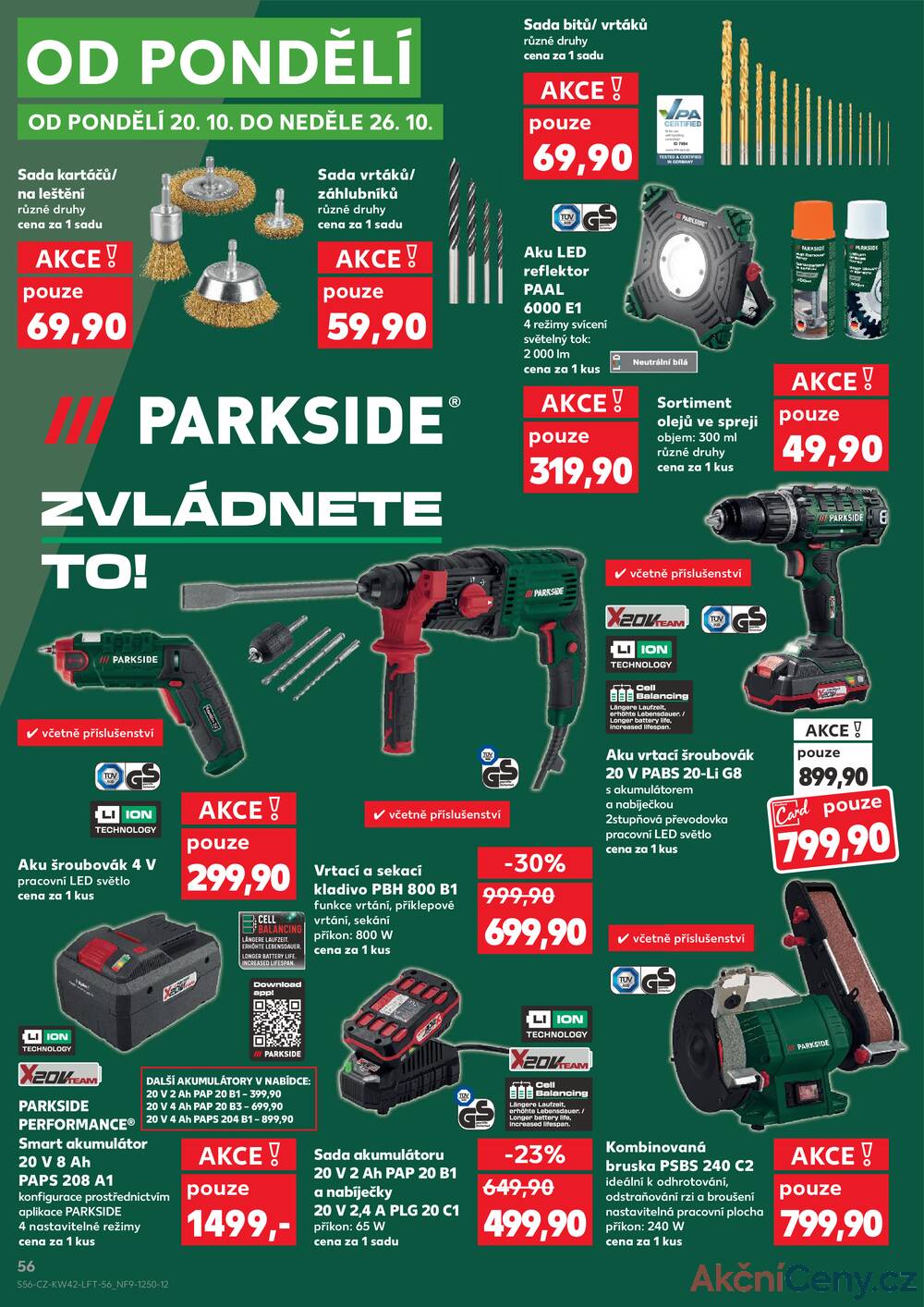 Leták Kaufland - Kaufland 15.10. - 21.10. - Kaufland - Praha 12 (Modřany) - strana 56
