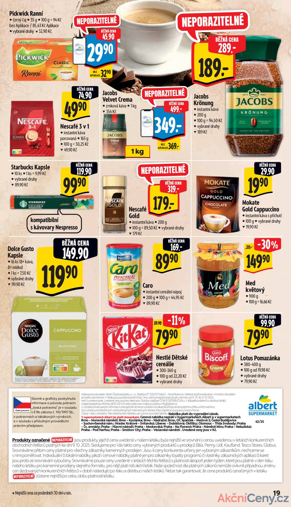 Leták Albert - Albert Supermarket Jihomoravský od 15.10. do 21.10.2025 - strana 28