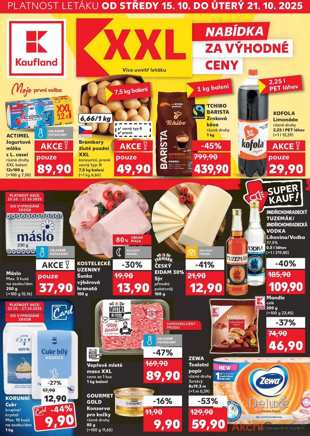 Leták Kaufland - Kaufland 15.10. - 21.10. - Kaufland - Kroměříž - strana 1