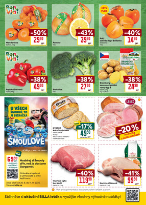 Billa malý leták od 15.10. do 21.10.2025