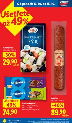 Lidl od 13.10. do 15.10.2025