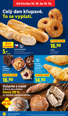 Lidl Čtvrtek od 16.10. do 19.10.2025