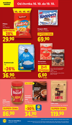 Lidl Čtvrtek od 16.10. do 19.10.2025