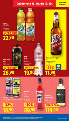 Lidl Čtvrtek od 16.10. do 19.10.2025