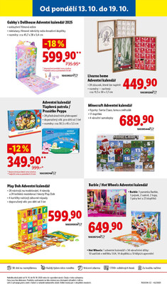 Lidl Čtvrtek od 16.10. do 19.10.2025