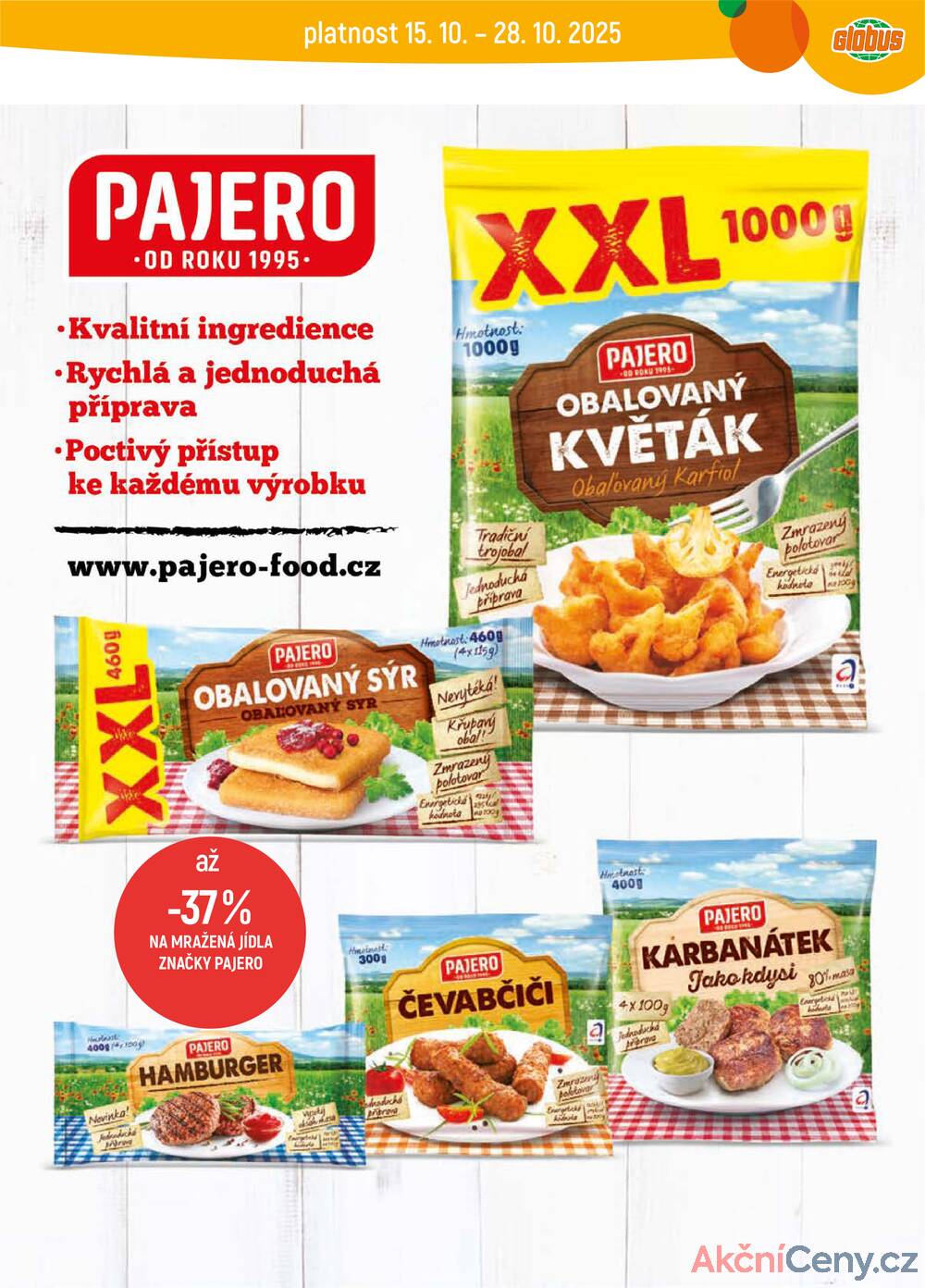 Leták Globus - Akční leták Globus 15.10. - 21.10.2025 - Globus Praha - Centrum Černý Most - strana 24