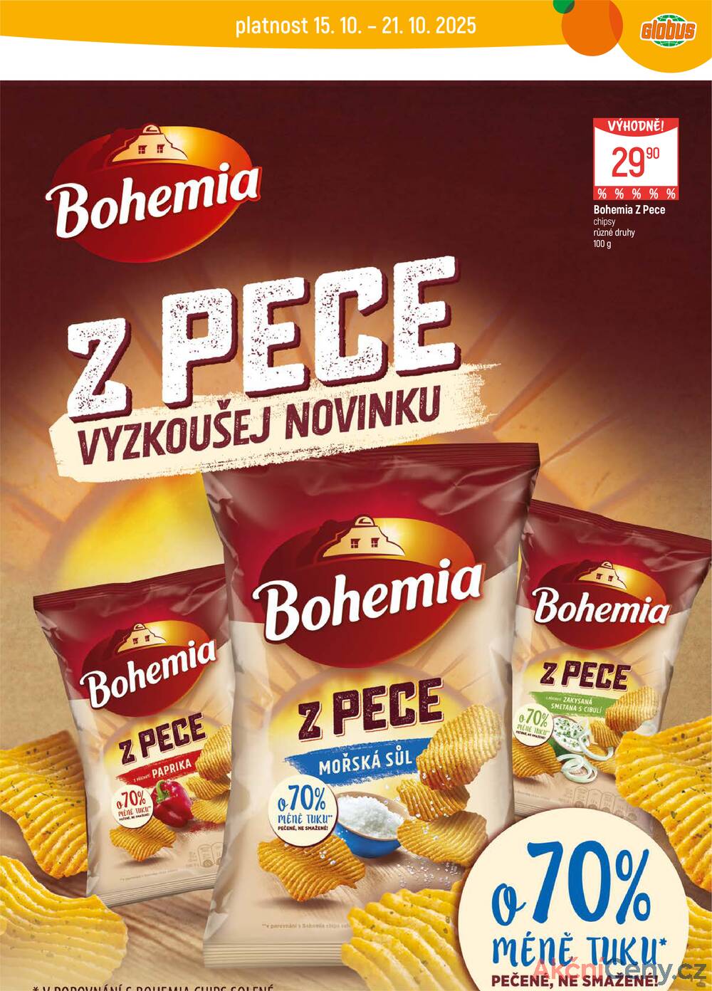 Leták Globus - Akční leták Globus 15.10. - 21.10.2025 - Globus Praha - Zličín - strana 6