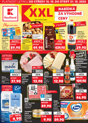 Leták Kaufland 15.10. - 21.10. - Kaufland - Praha 8 (Libeň)