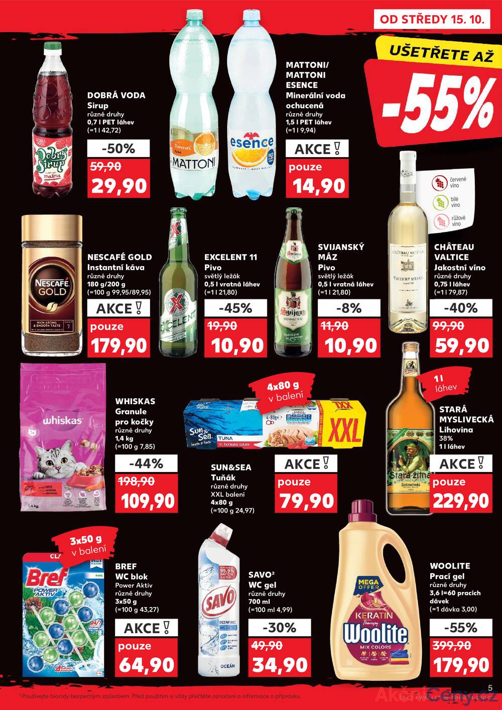 Leták Kaufland - Kaufland 15.10. - 21.10. - Kaufland - Ostrava - Zábřeh - strana 5