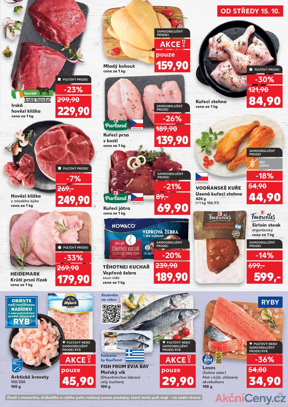 Leták Kaufland - Kaufland 15.10. - 21.10. - Kaufland - Plzeň (Sukova) - strana 15