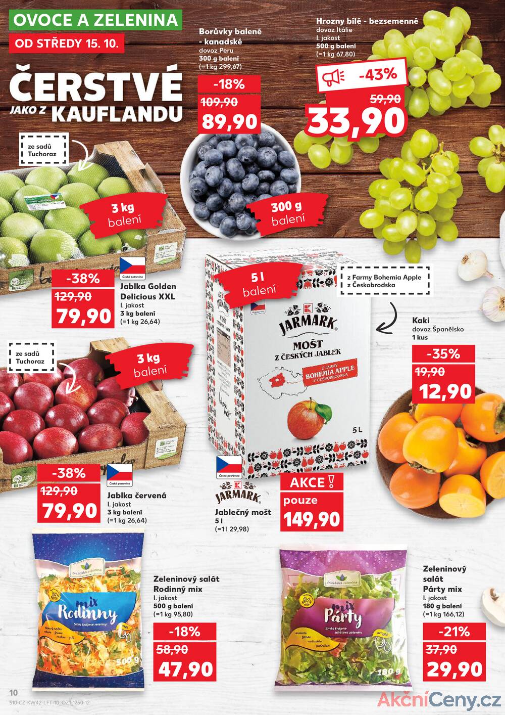 Leták Kaufland - Kaufland 15.10. - 21.10. - Kaufland - Šternberk - strana 10