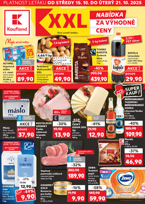 Leták Kaufland 15.10. - 21.10. - Kaufland - Velké Meziříčí
