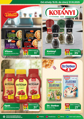 Tamda Foods od 15.10. do 21.10.2025