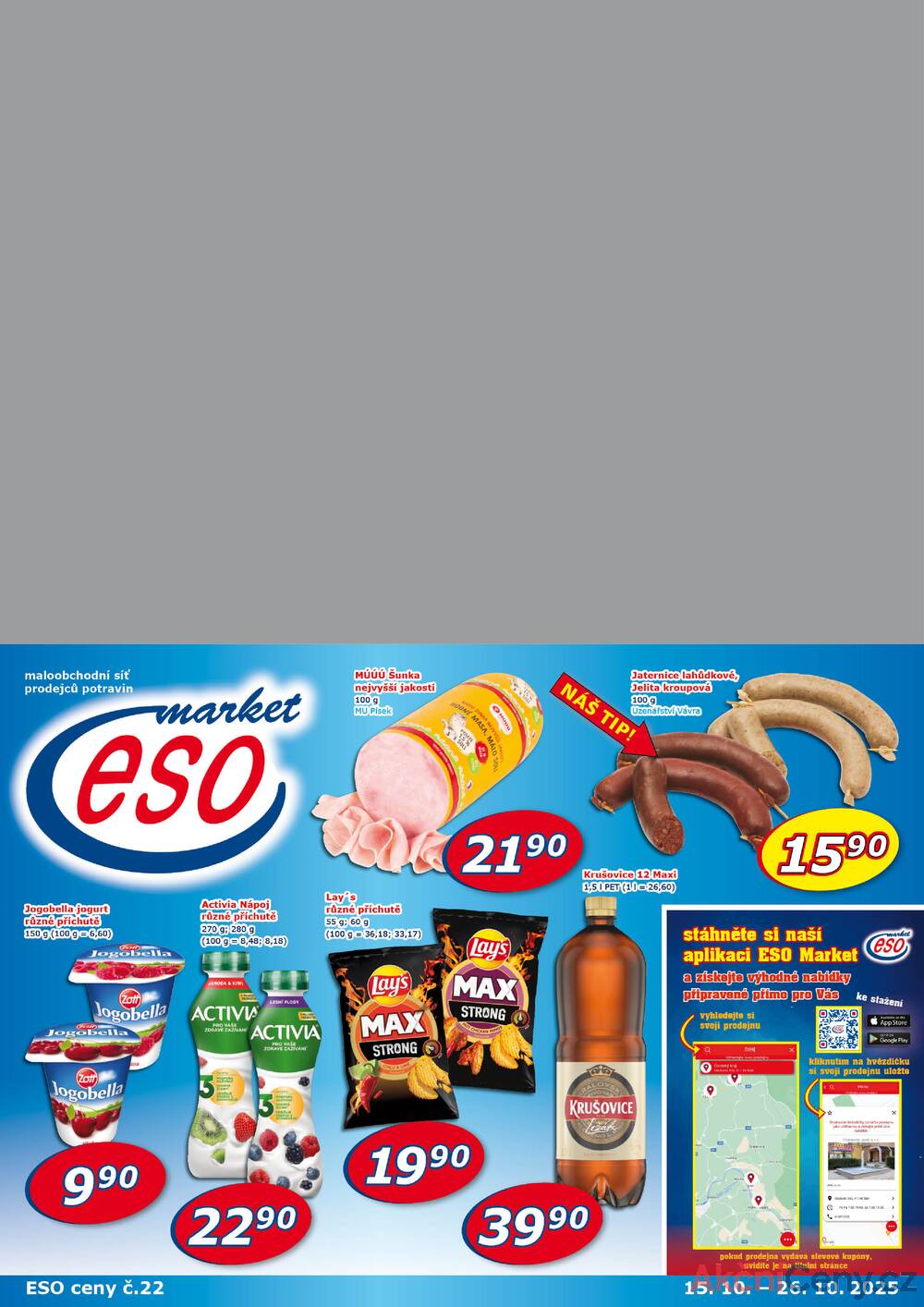 Leták ESO market
		  platný do 26.10.2025 - strana 1