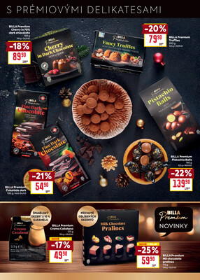 Billa Premium od 22.10. do 31.12.2025