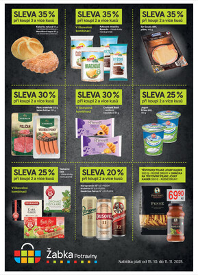 Leták Žabka
		  platný do 28.10.2025 - strana 3