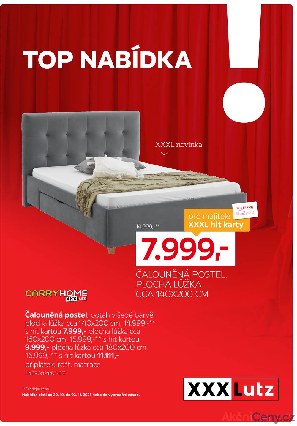 Leták XXXLutz - XXXLutz Top nabídka 20.10. - 2.10. - strana 1