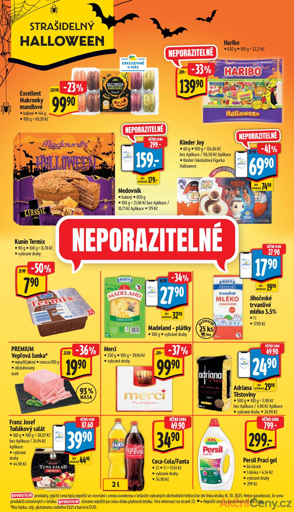 Leták Albert - Albert Supermarket Jihomoravský od 22.10. do 27.10.2025 - strana 46 Leták Albert - Albert Supermarket Jihomoravský od 22.10. do 27.10.2025 - strana 46