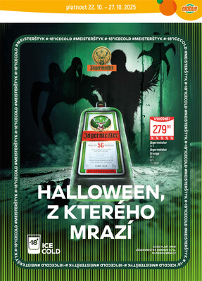 Akční leták Globus 22.10. - 27.10.2025 - Globus Praha - Čakovice