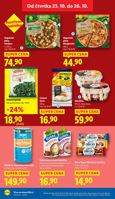 Lidl Čtvrtek od 23.10. do 26.10.2025