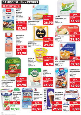 Kaufland 22.10. - 27.10. - Kaufland - Prachatice