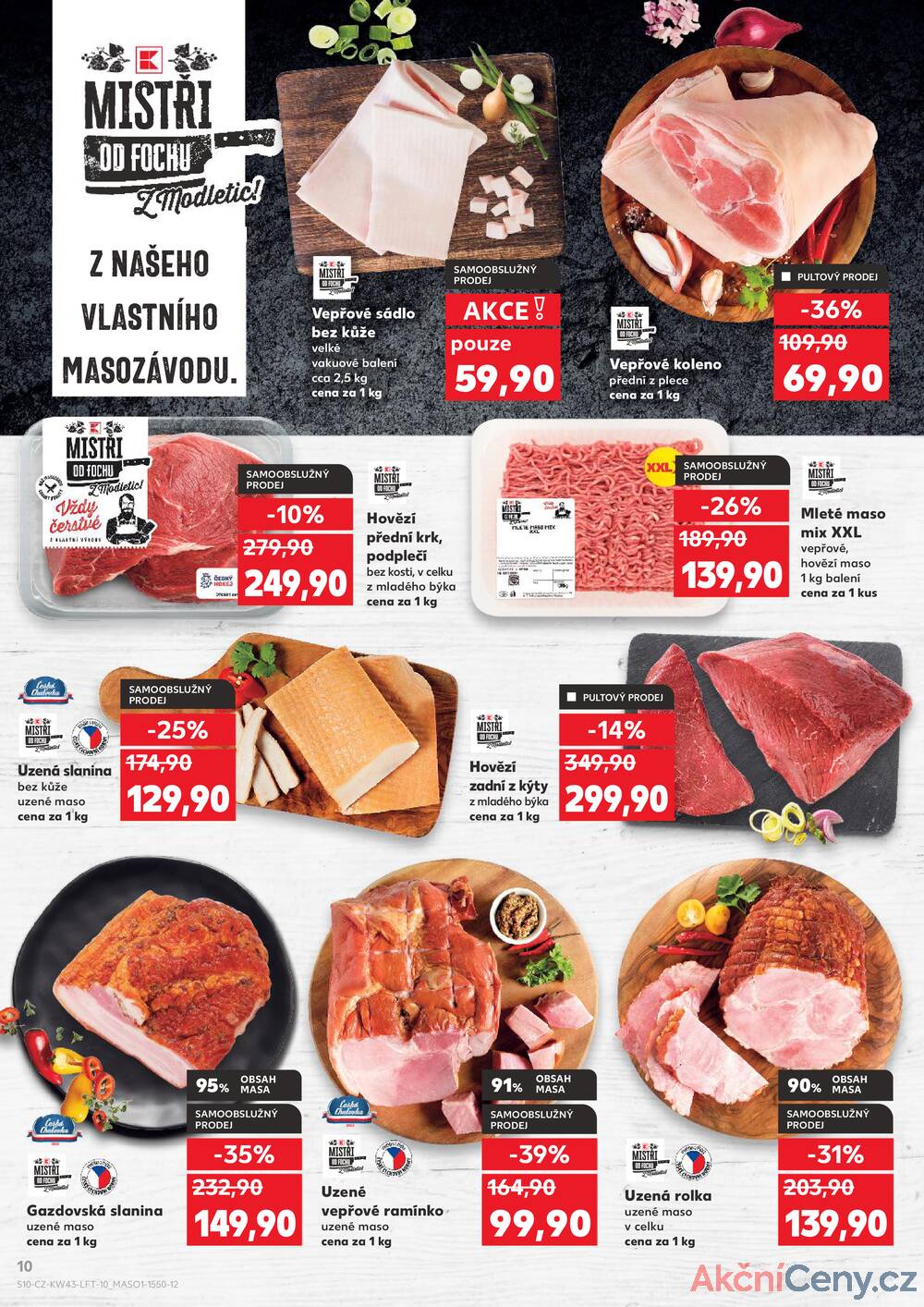 Leták Kaufland - Kaufland 22.10. - 27.10. - Kaufland - Praha 12 (Modřany) - strana 10