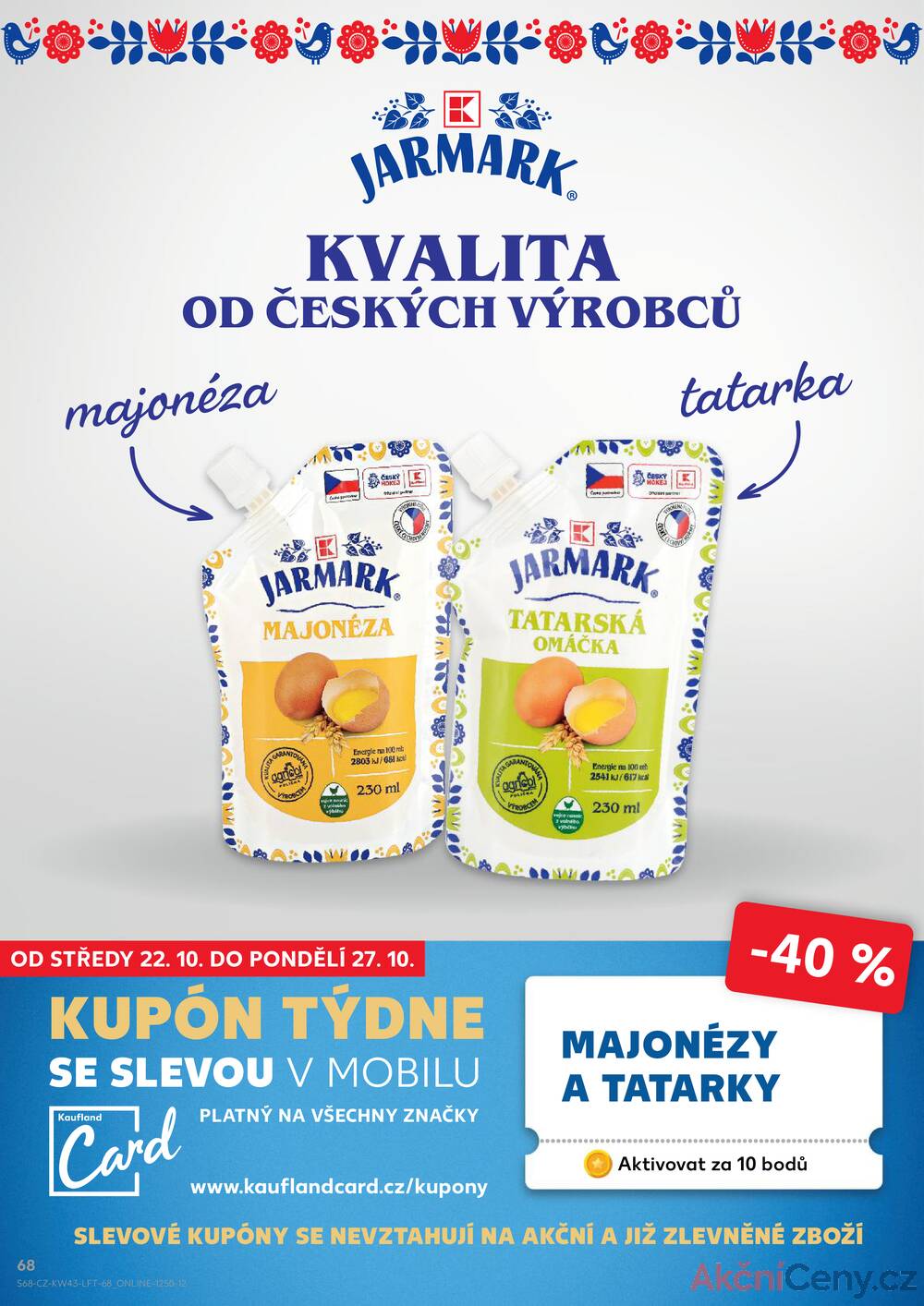 Leták Kaufland - Kaufland 22.10. - 27.10. - Kaufland - Mladá Boleslav - strana 68