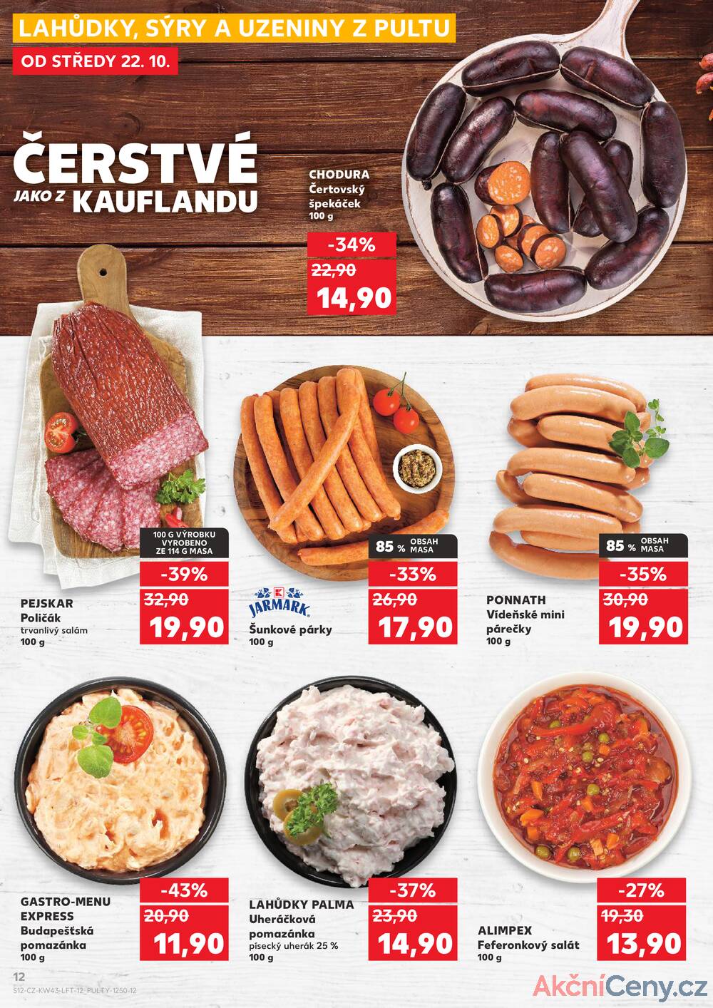 Leták Kaufland - Kaufland 22.10. - 27.10. - Kaufland - Bohumín - strana 12