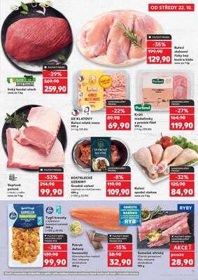 Kaufland 22.10. - 27.10. - Kaufland - Prostějov (Okružní ulice)