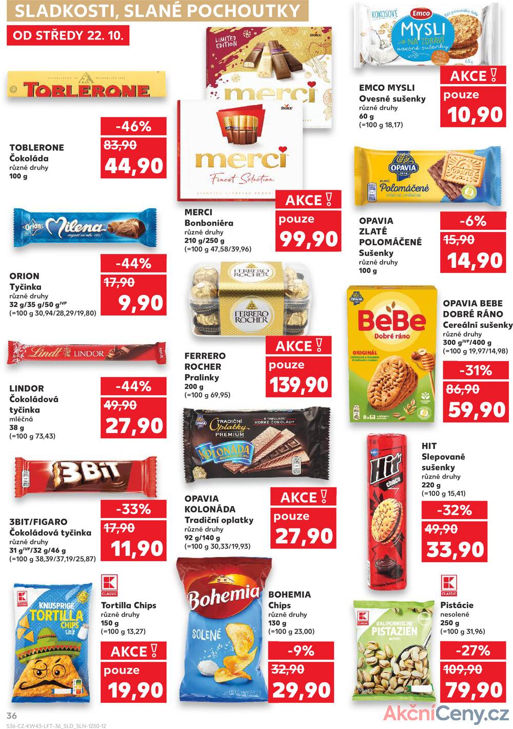 Leták Kaufland - Kaufland 22.10. - 27.10. - Kaufland - Boskovice - strana 36