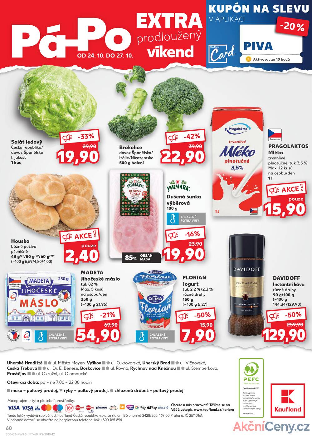 Leták Kaufland - Kaufland 22.10. - 27.10. - Kaufland - Boskovice - strana 60