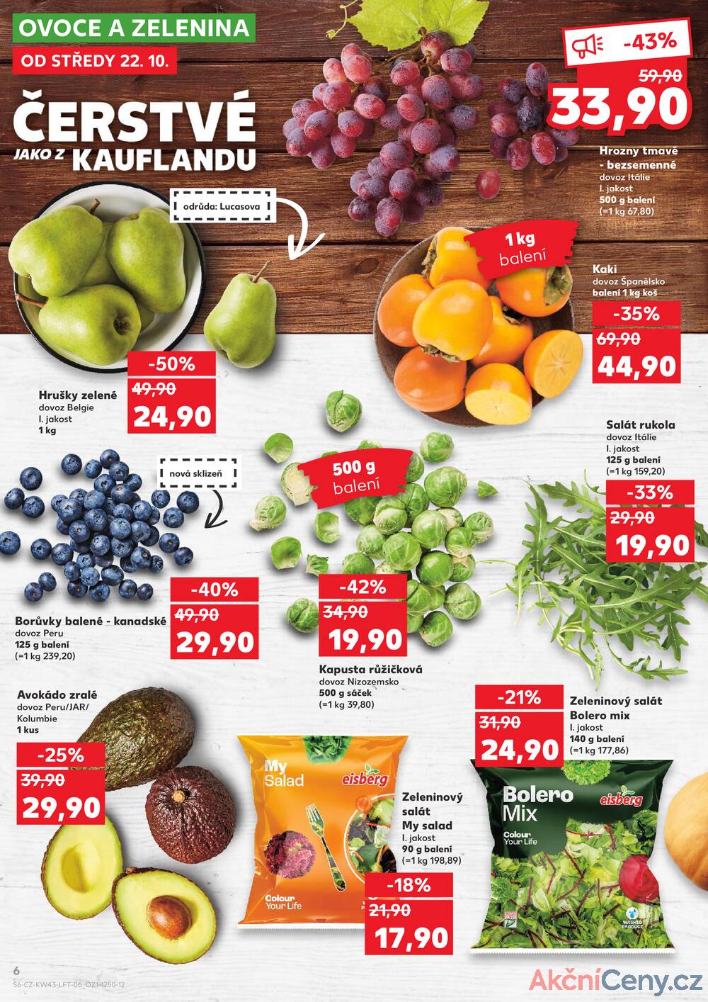 Leták Kaufland - Kaufland 22.10. - 27.10. - Kaufland - Benešov - strana 6