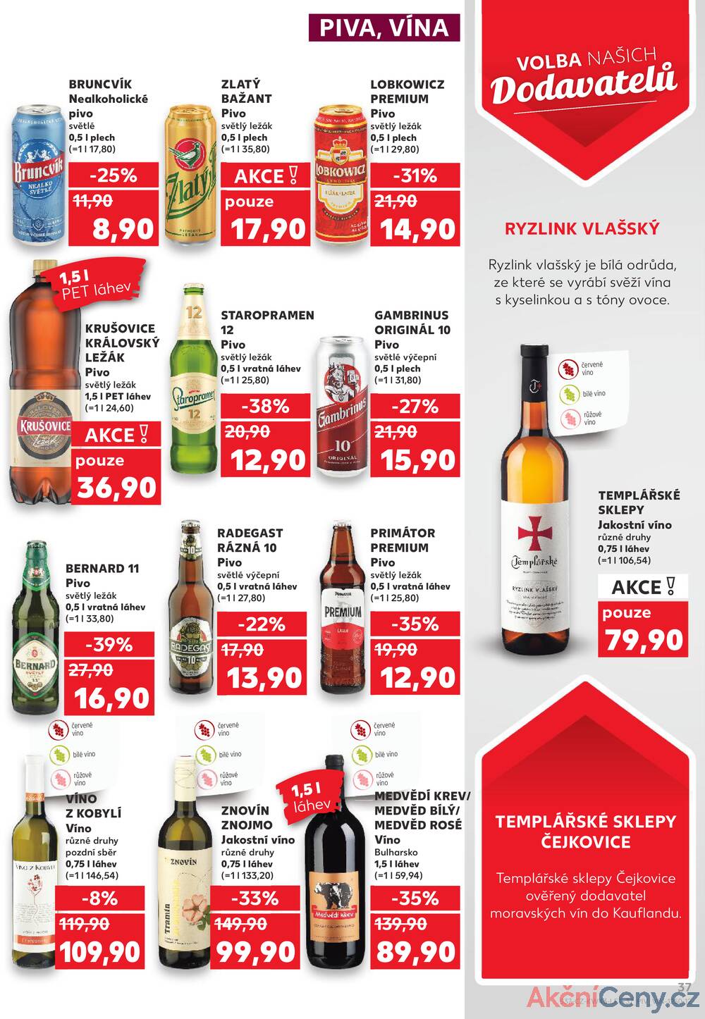 Leták Kaufland - Kaufland 22.10. - 27.10. - Kaufland - Benešov - strana 37