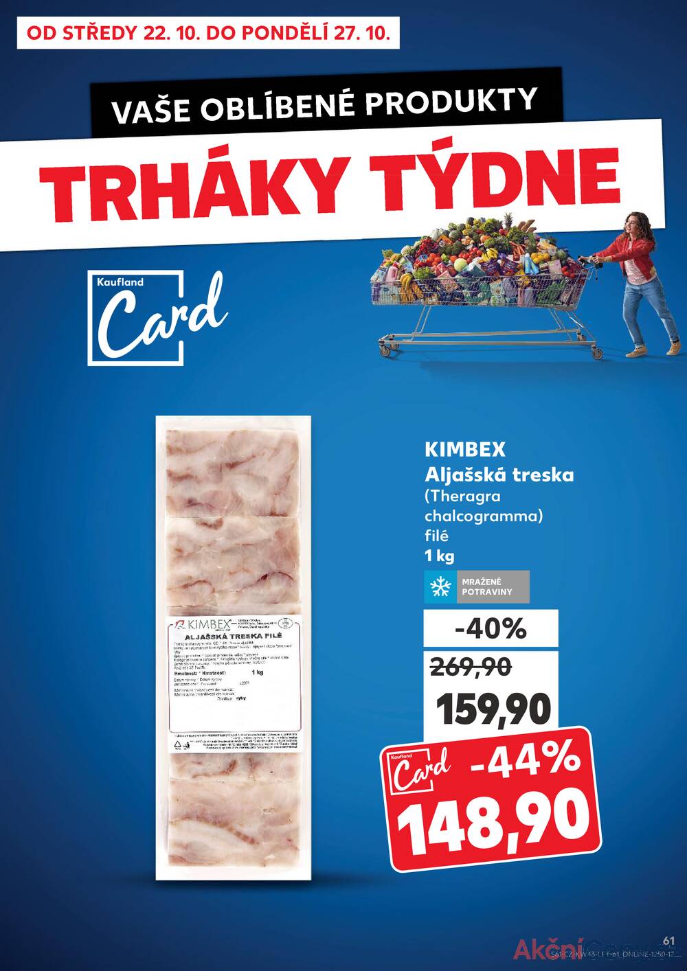 Leták Kaufland - Kaufland 22.10. - 27.10. - Kaufland - Benešov - strana 61