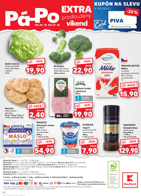 Kaufland 22.10. - 27.10. - Kaufland - Benešov