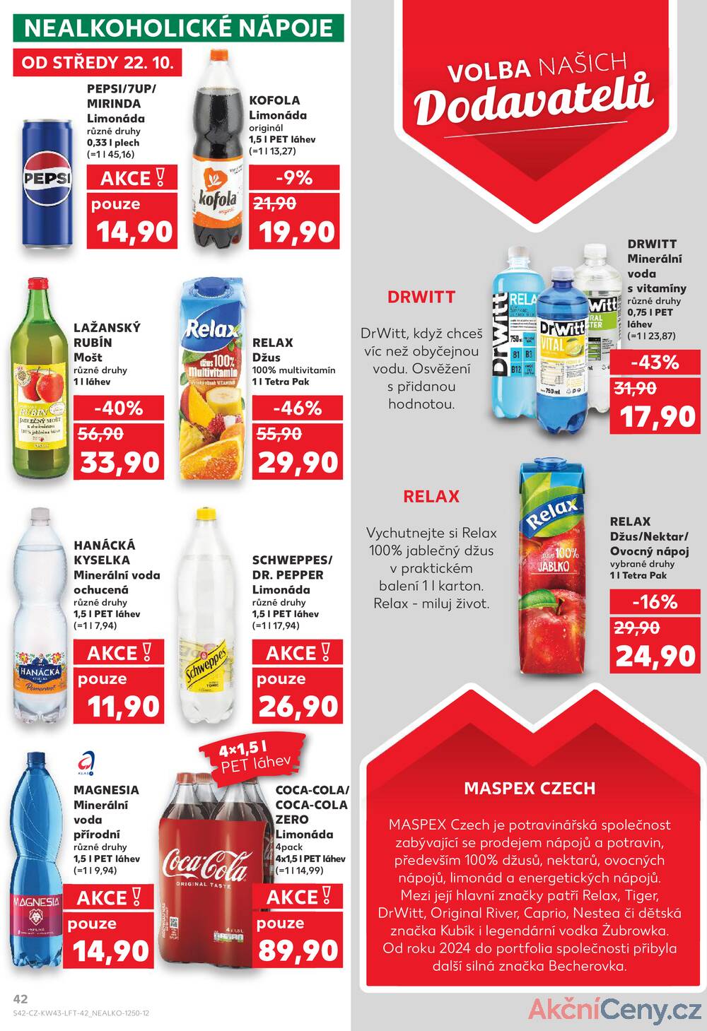 Leták Kaufland - Kaufland 22.10. - 27.10. - Kaufland - Cheb - strana 42 Leták Kaufland - Kaufland 22.10. - 27.10. - Kaufland - Cheb - strana 42