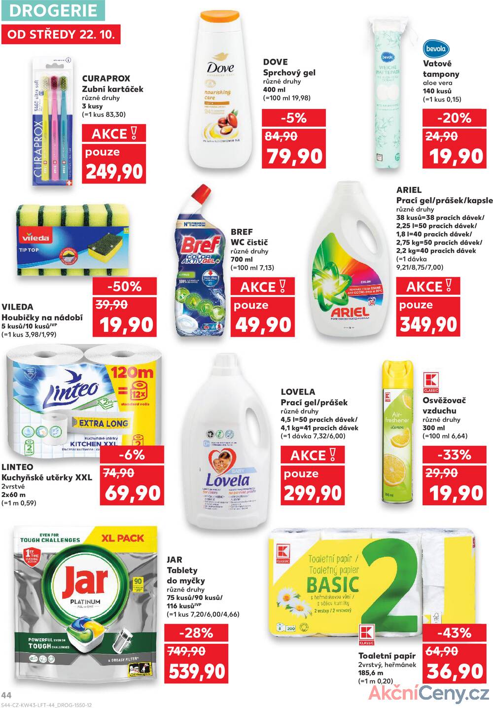 Leták Kaufland - Kaufland 22.10. - 27.10. - Kaufland Humpolec - strana 44