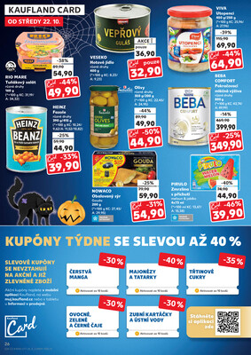Kaufland 22.10. - 27.10. - Kaufland - Ústí nad Labem (Všebořická)