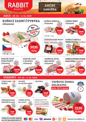 RABBIT řeznictví : 2 letáky