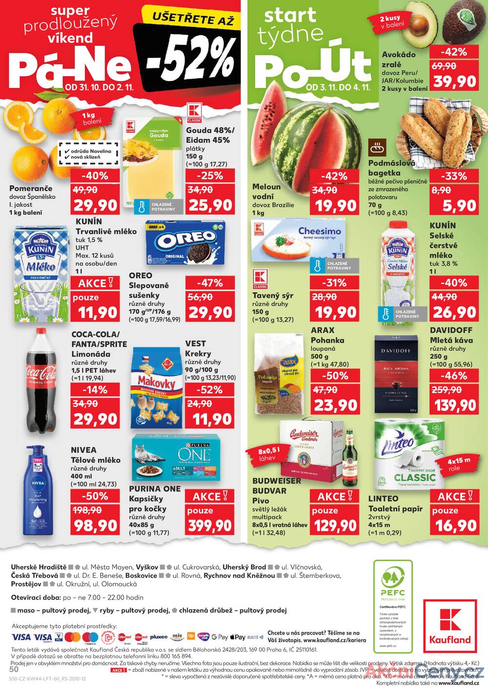 Leták Kaufland - Kaufland 28.10. - 4.11. - Kaufland - Boskovice - strana 50 Leták Kaufland - Kaufland 28.10. - 4.11. - Kaufland - Boskovice - strana 50