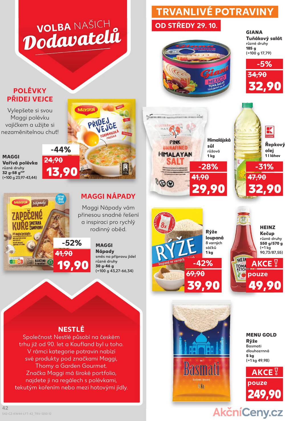 Leták Kaufland - Kaufland 28.10. - 4.11. - Kaufland - Písek - strana 42 Leták Kaufland - Kaufland 28.10. - 4.11. - Kaufland - Písek - strana 42