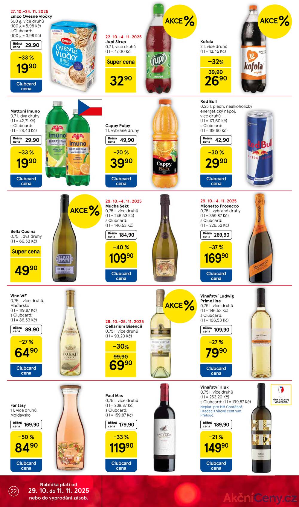 Leták Tesco - Tesco malé hypermarkety od 29.10. do 4.11.2025 - strana 22 Leták Tesco - Tesco malé hypermarkety od 29.10. do 4.11.2025 - strana 22